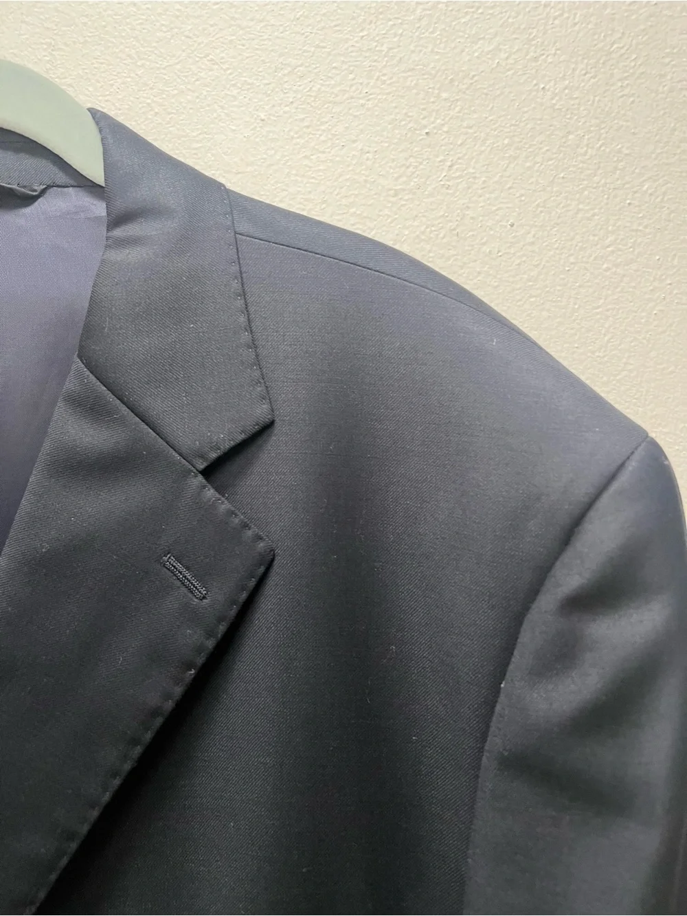 Givenchy Men Suit Wool Designer Blazer Blue Luxury Office Wear See Measurements